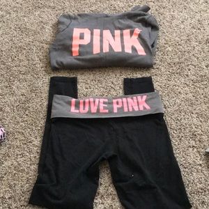 Pink Victoria Secret set